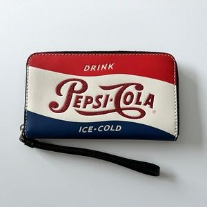 NWT Coach Pepsi-Cola Wristlet